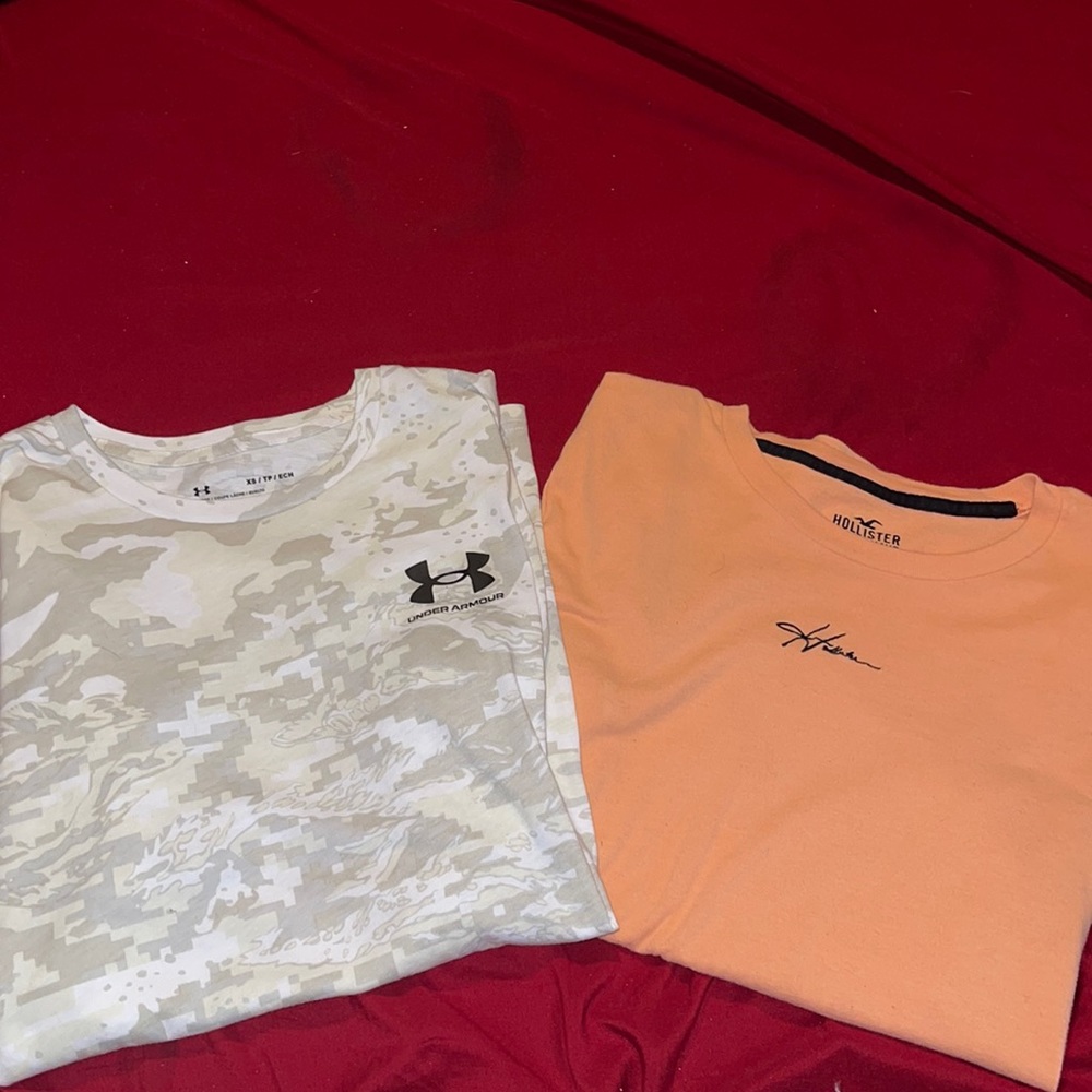 NWOT! Hollister and UnderArmor T-Shirts!